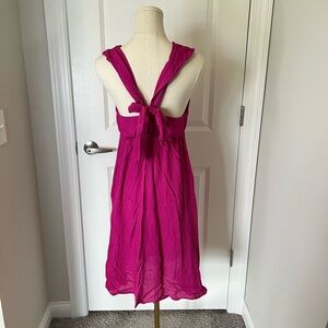 Peach Love Mini Dress with Tie Back